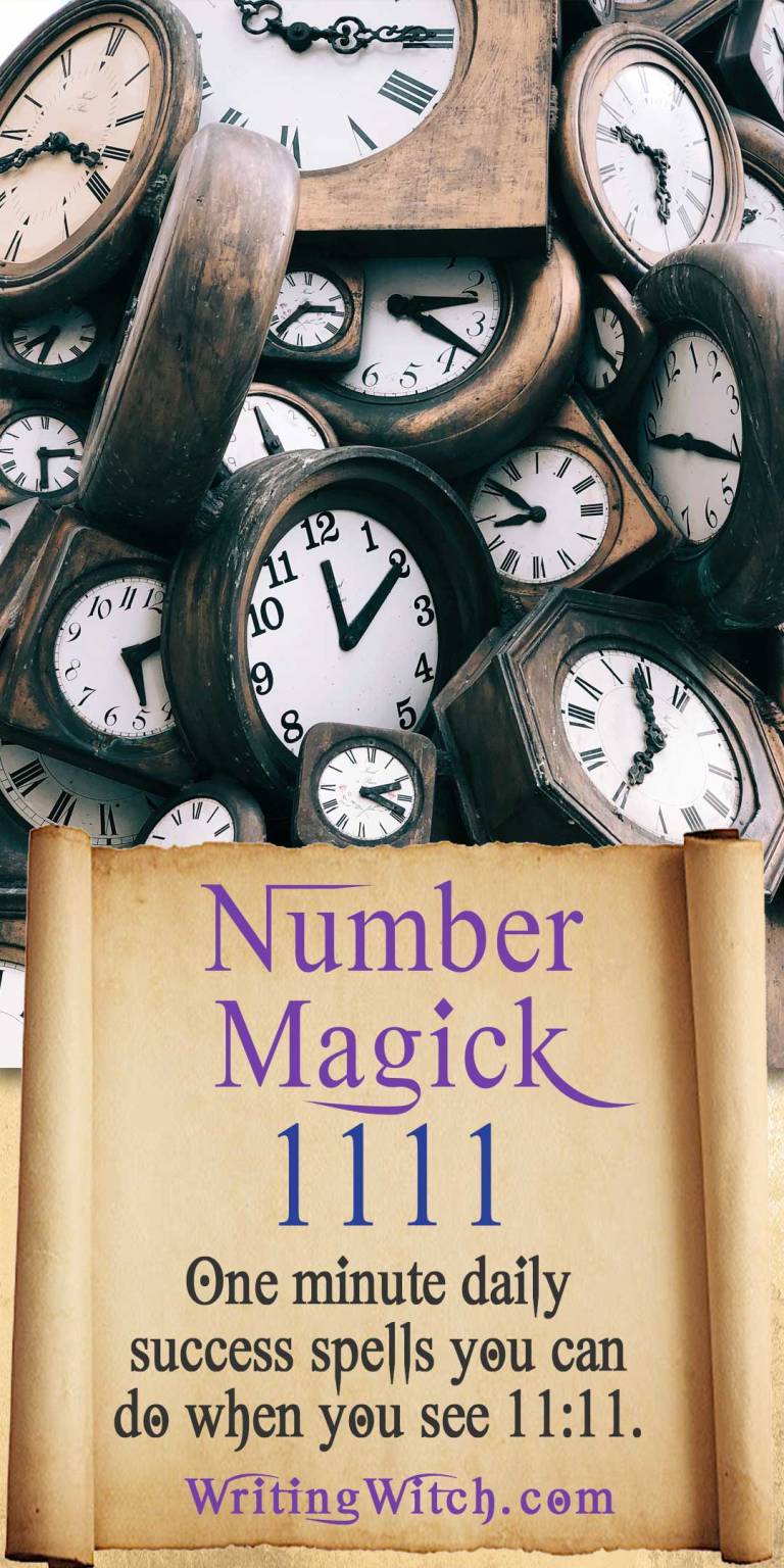 1111 Number Magick - One minute spells you can do when you see 1111