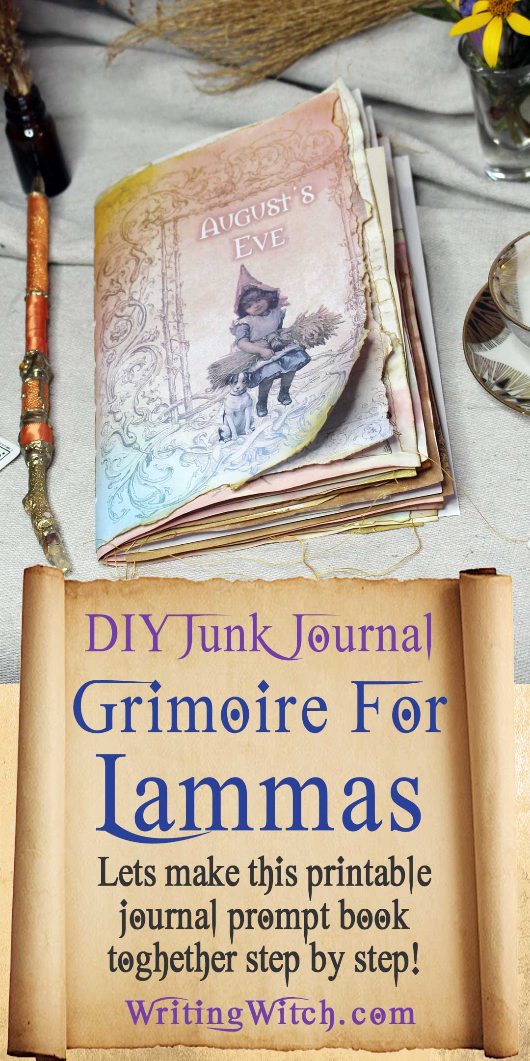 DIY Lammas Junk Journal Using Printables