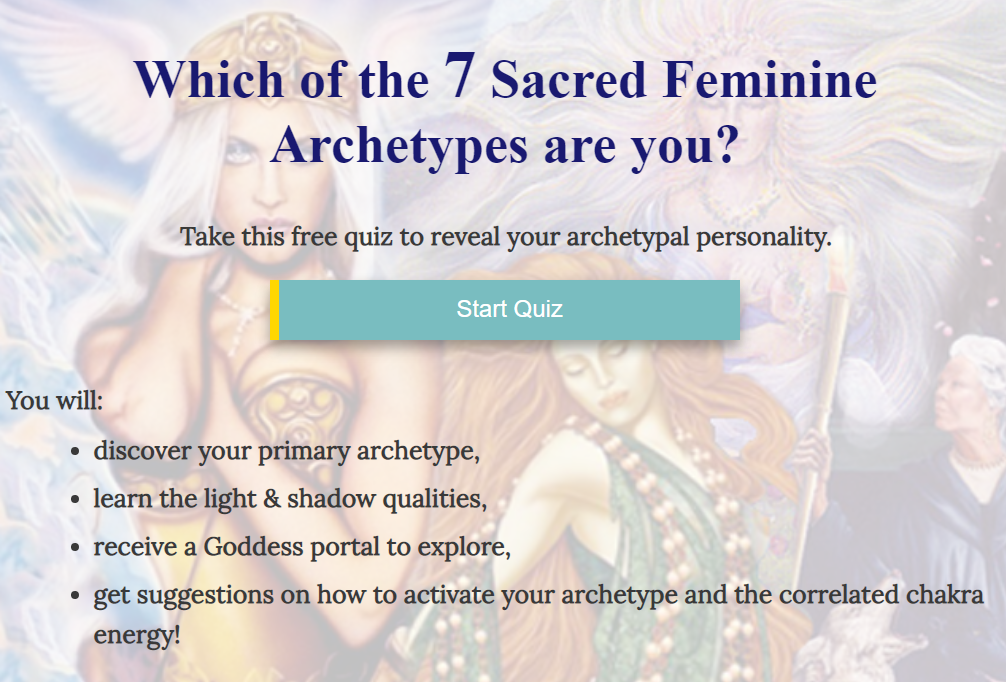 7 feminine archetypes quiz