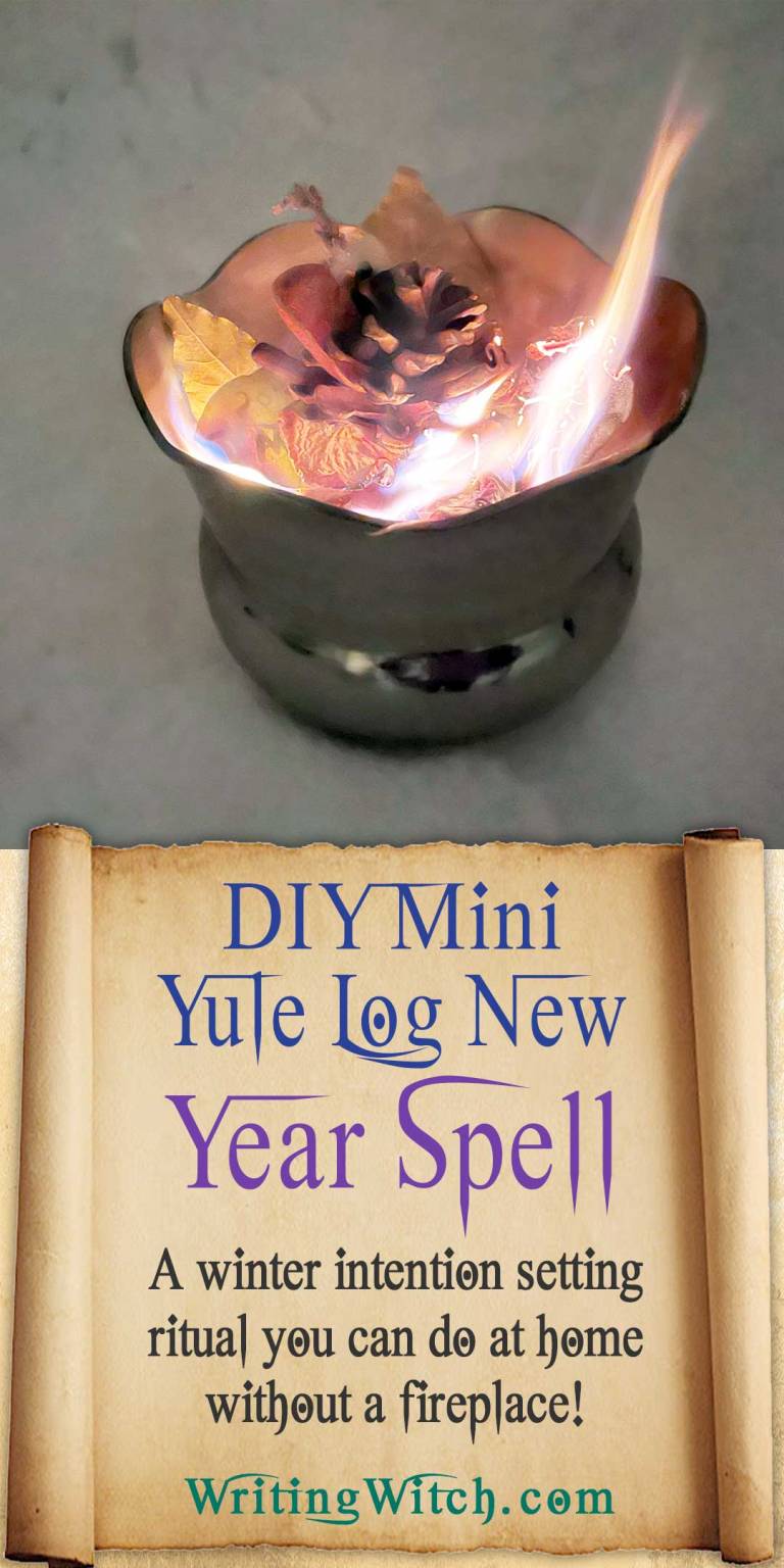 DIY Yule Log Spell At Home Without A Fireplace