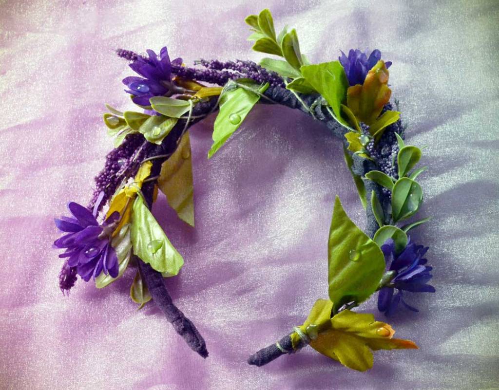 DIY Lavender Crown For Harvest Season