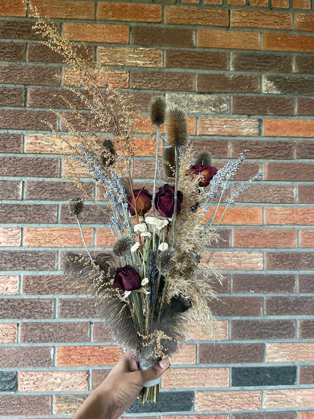 Handcrafted Dried Flower Bouquet For August's Eve
